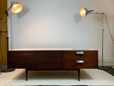 MID CENTURY MODERN LAMINATE AND TILE COFFEE TABLE LOW DRESSER