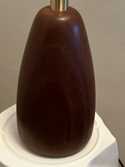 MID CENTURY MODERNIST WOOD LAMP