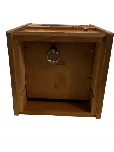 MID CENTURY MUSICAL PAINTED WOOD DOG RETRIEVING CIGARETTE BOXES