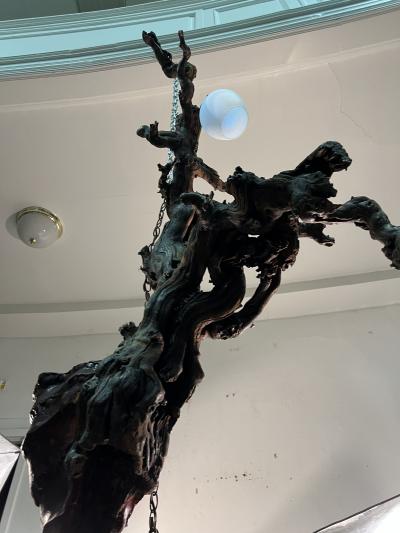 MID CENTURY ORGANIC ROOT CHANDELIER