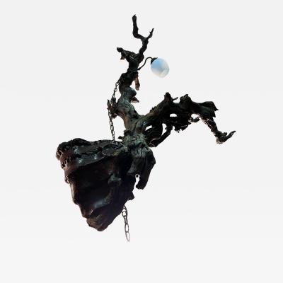 MID CENTURY ORGANIC ROOT CHANDELIER
