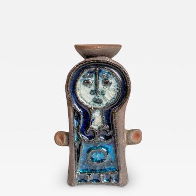 MID CENTURY POTTERY KARI ODKA DANISH CANDLESTICK