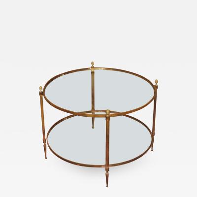 MID CENTURY ROUND COCKTAIL TABLE