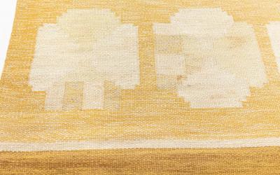 MID CENTURY SWEDISH RoLAKAN RUG BY IKJ 
