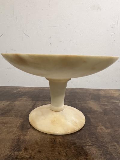 MID CENTURY TRIO OF ITALIAN ALABASTER TAZZAS