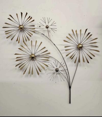 MID CENTURY WALL SCULPTURE