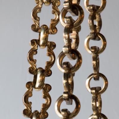 MID NINETEENTH CENTURY ENGLISH GILT BRASS 15 LIGHT CHANDELIER