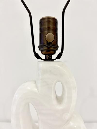 MIDCENTURY ALABASTER TABLE LAMP