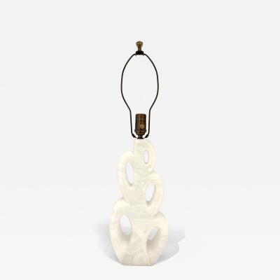 MIDCENTURY ALABASTER TABLE LAMP