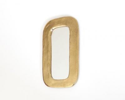 MITHE ESPELT FRENCH GILDED CERAMIC MIRROR