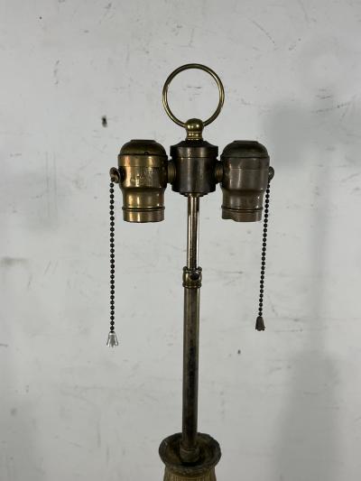 MODERN BRONZE OSTRICH LEG LAMP