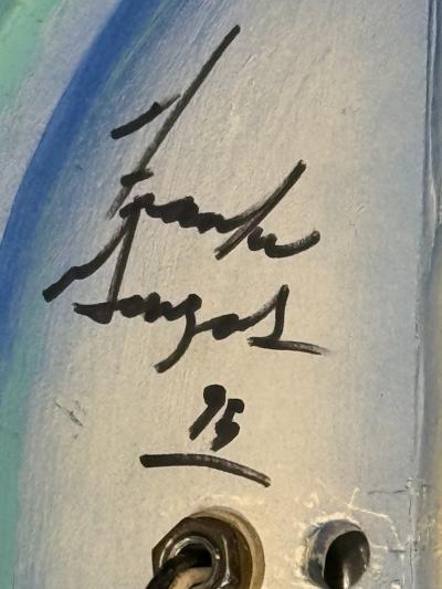 MODERN COLORFUL BIRD OF PARADISE CERAMIC SCONCE SIGNED