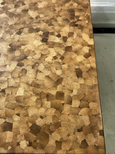 MODERN EGGSHELL LACQUER COFFEE TABLE BY CHRISTIAN DUC