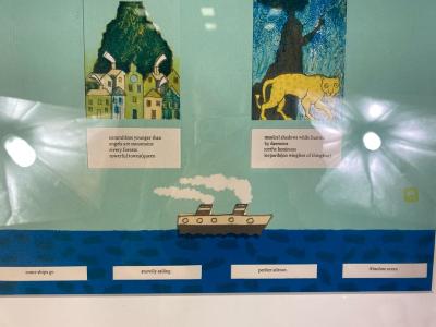 MODERN RENAISSANCE POET PROSE LITHOGRAPH