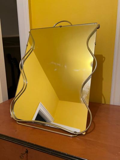 MODERNIST ART DECO VANITY MIRROR