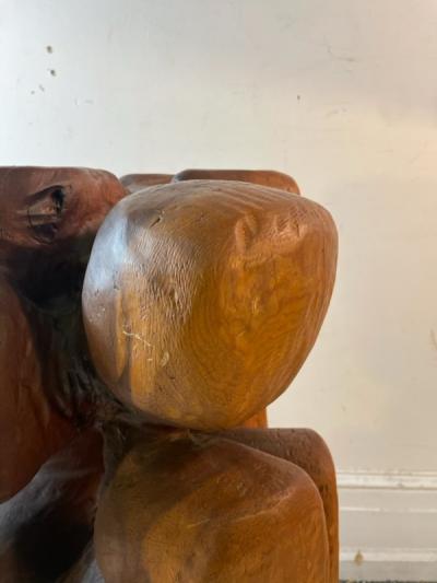 MODERNIST ORGANIC WOOD SCULPTURE
