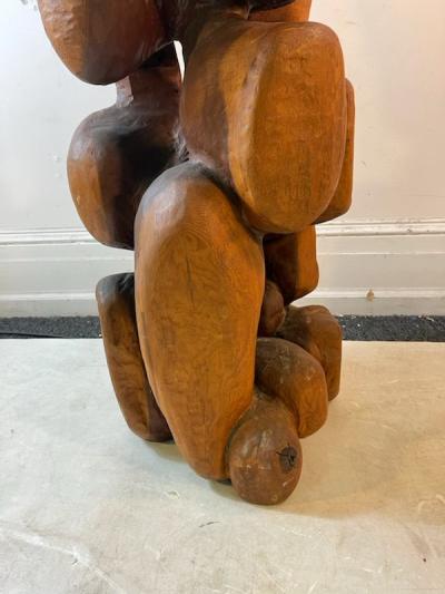 MODERNIST ORGANIC WOOD SCULPTURE