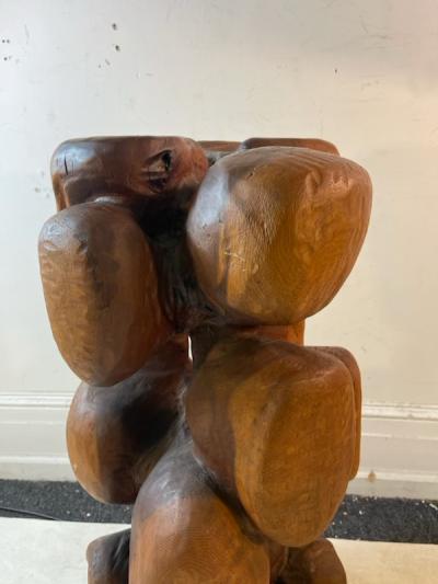 MODERNIST ORGANIC WOOD SCULPTURE