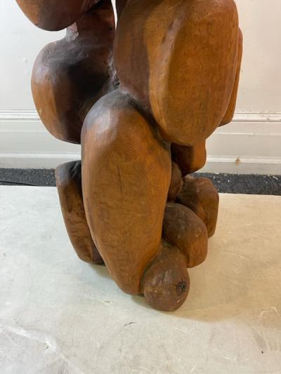 MODERNIST ORGANIC WOOD SCULPTURE