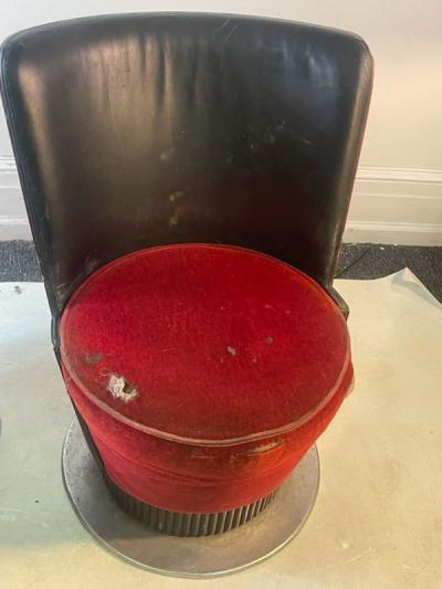 MODERNIST PAIR OF ART DECO REVIVAL CHAIRS