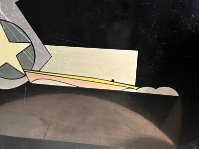 MODERNIST SPIRIT OF TRANSPORTATION INLAID METALS ART DECO TRAY