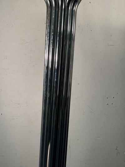 MODERNIST TUBULAR CHROME SPRAY FLOOR LAMP