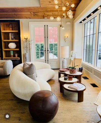 MOSES NADEL QUEEN BALL OTTOMAN