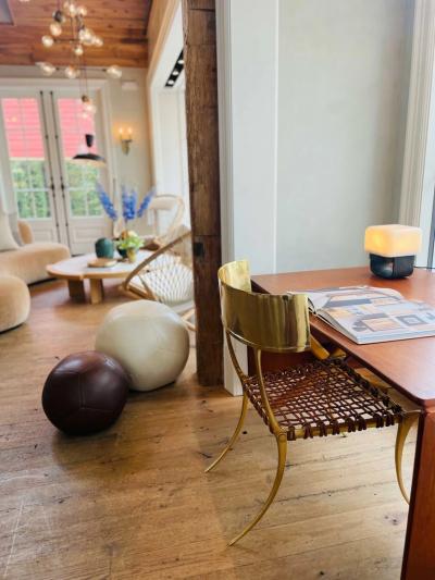 MOSES NADEL QUEEN BALL OTTOMAN