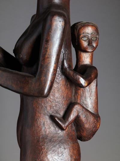 Mabea Mother and Child Sculpture Provenance P Ratton