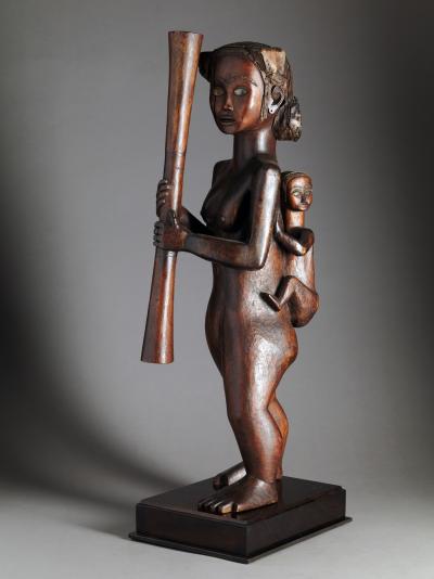 Mabea Mother and Child Sculpture Provenance P Ratton