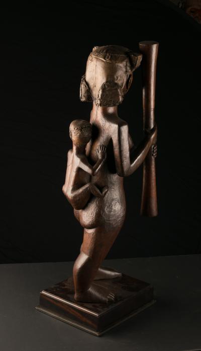 Mabea Mother and Child Sculpture Provenance P Ratton