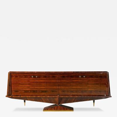 Macassar Ebony French Credenza by N F Ameublement 1950