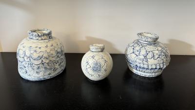 Machiko Hashimoto Textured Ceramic Jars