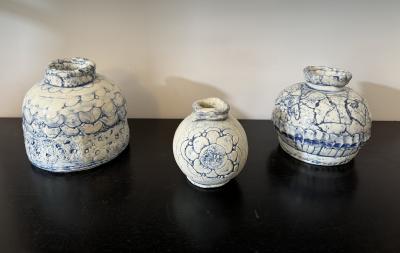 Machiko Hashimoto Textured Ceramic Jars