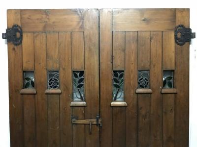 Mackay Hugh Baillie Scott M H Baillie Scott An Exceptional Set of Arts Crafts Exterior Interior Doors