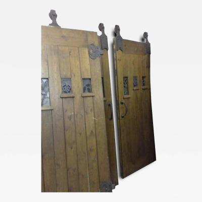 Mackay Hugh Baillie Scott M H Baillie Scott An Exceptional Set of Arts Crafts Exterior Interior Doors