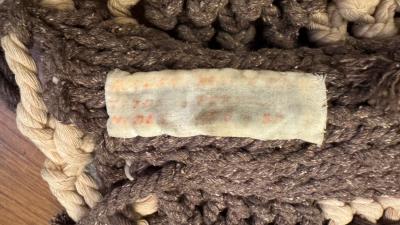 Macram wall tapestry Spain circa 1970