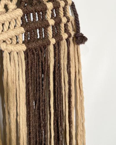 Macram wall tapestry Spain circa 1970