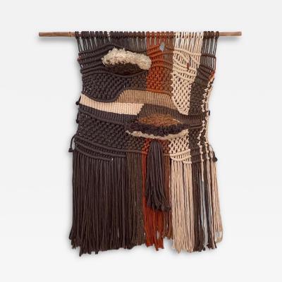 Macram wall tapestry Spain circa 1970