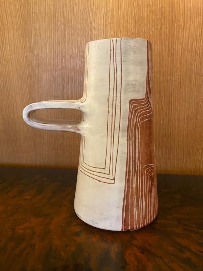 Mado Jolain Ceramic Pitcher France 1950s