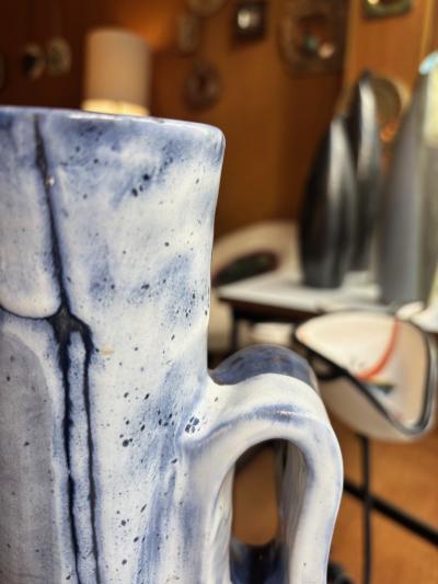 Mado Jolain Ceramic Pitcher by Mado Jolain France 1950s