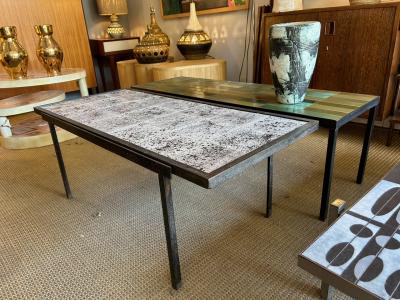 Mado Jolain Ceramic coffee table by Mado Jolain France 1960s