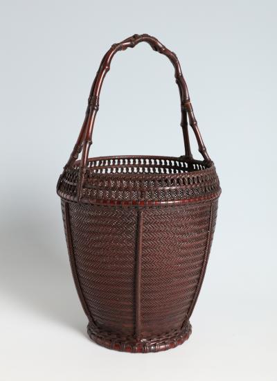 Maeda Chikubosai I Handled Flower Basket T 4190 