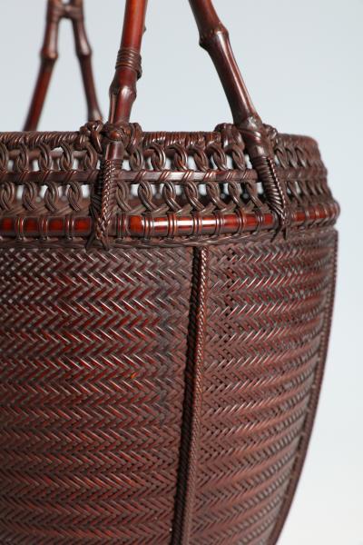Maeda Chikubosai I Handled Flower Basket T 4190 