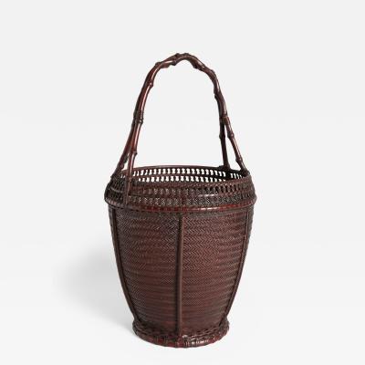 Maeda Chikubosai I Handled Flower Basket T 4190 