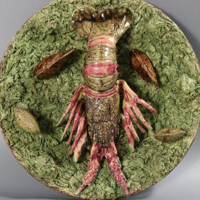 Mafra Palissy Majolica Lobster Plate
