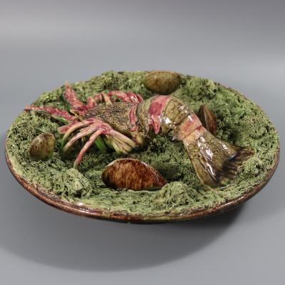 Mafra Palissy Majolica Lobster Plate