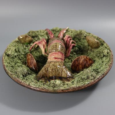 Mafra Palissy Majolica Lobster Plate