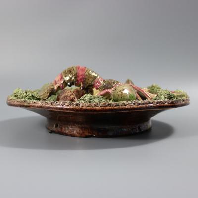 Mafra Palissy Majolica Lobster Plate