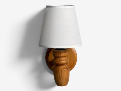 Magnafon Belysning APS Danish Modern Wall Sconce Pine Denmark 1960s